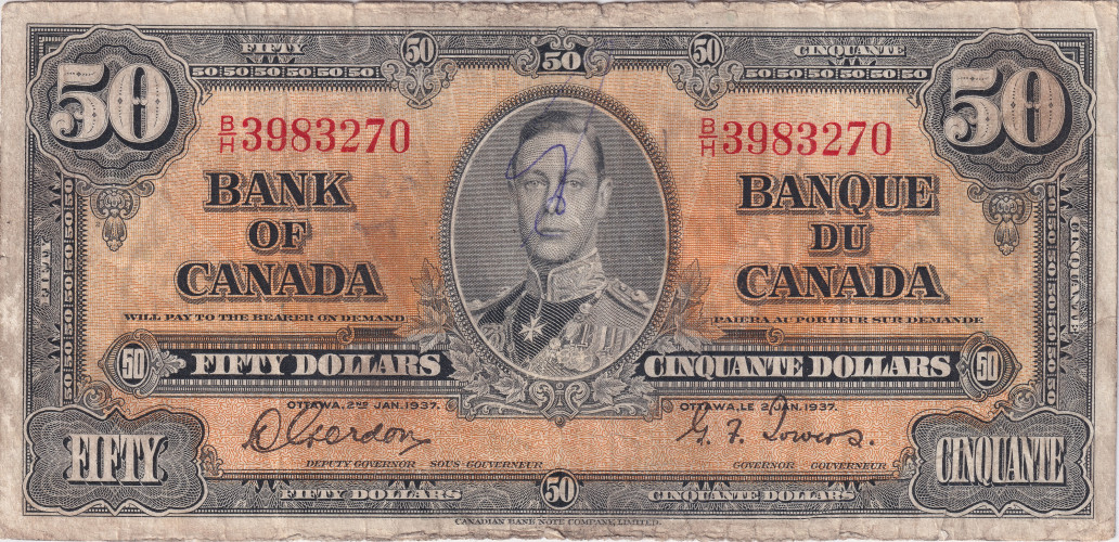 50 dollars - Banque du Canada