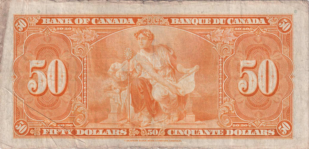 50 dollars - Bank of Canada