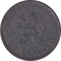 1 korona - Bohemia y Moravia