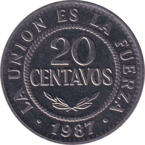 20 centavos - Bolivia