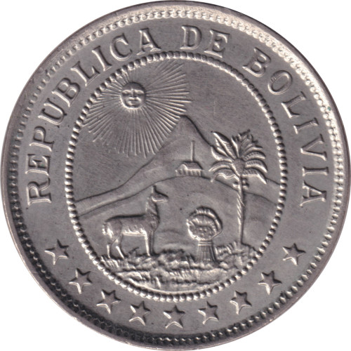 50 centavos - Bolivia
