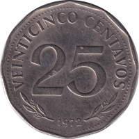 25 centavos - Bolivia