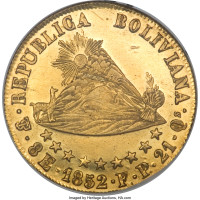 8 escudos - Bolivia