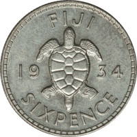 6 pence - British Colony