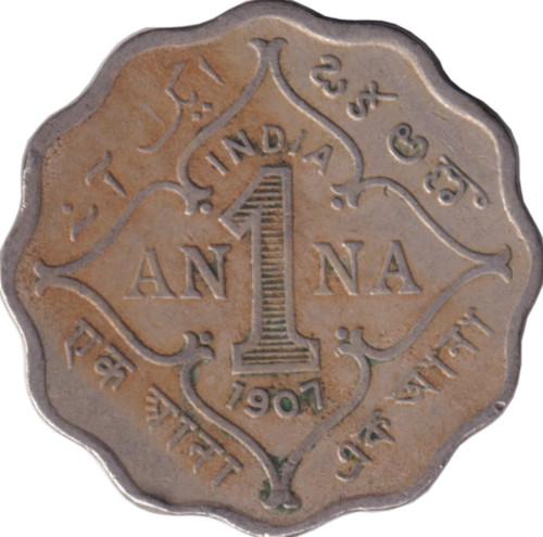 1 anna - British India