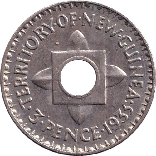 3 pence - British New Guinea