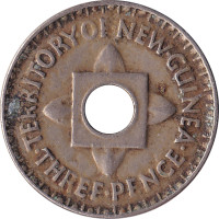 3 pence - Nouvelle Guinée britannique