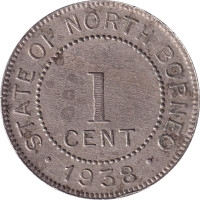 1 cent - British North Borneo