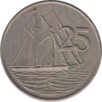 25 cents - Cayman Islands