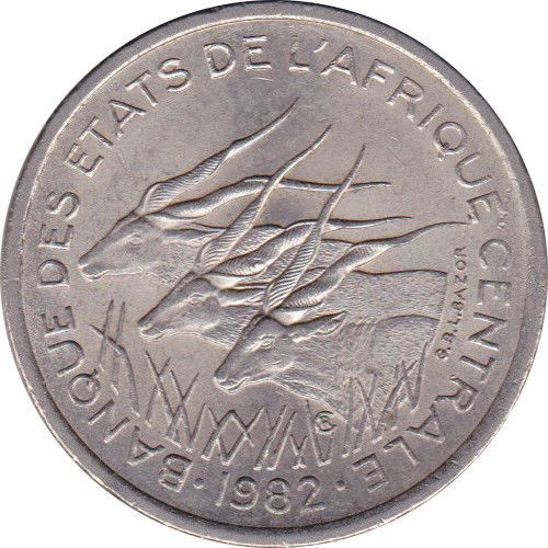 50 francs - États de l'Afrique Centrale