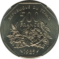 500 francs - Chad