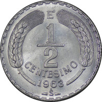 1/2 centesimo - Chile