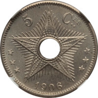 5 centimes - Congo Free State