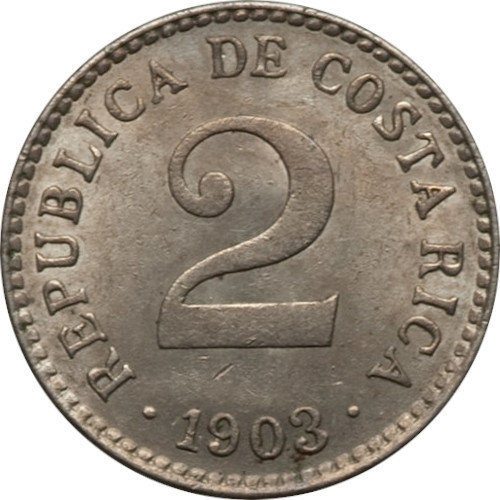 2 centimos - Costa Rica