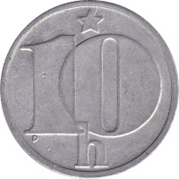 10 haleru - Czechoslovakia