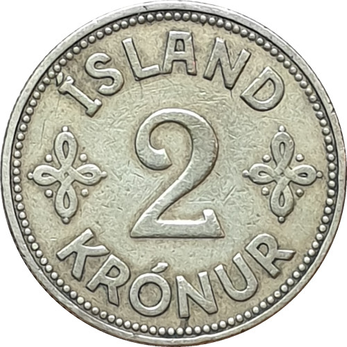 2 kronur - Danish Dependence
