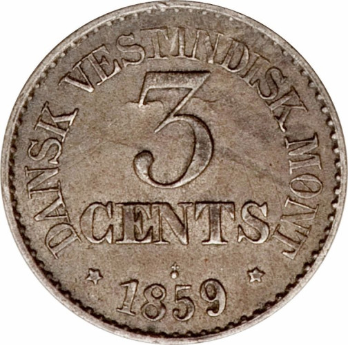 3 cents - Danish West Indies