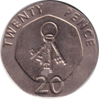 20 pence - Décimal Pound