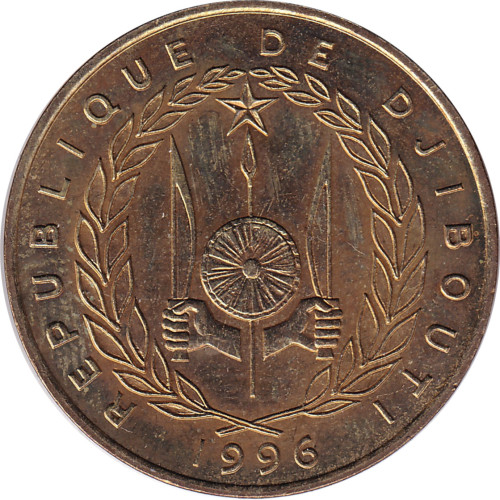20 francs - Djibouti