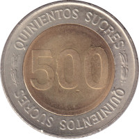 500 sucres - Équateur