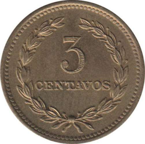 3 centavos - El Salvador