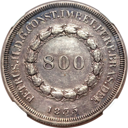 800 reis - Empire of Brazil