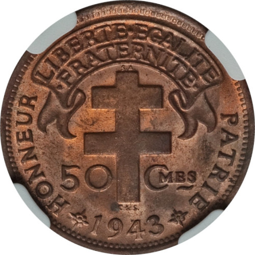 50 centimes - Colonie française