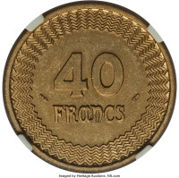 40 francs - French Equatorial Africa