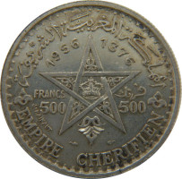 500 francs - French Protectorate