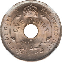 1 penny - General Colonies and Nigeria