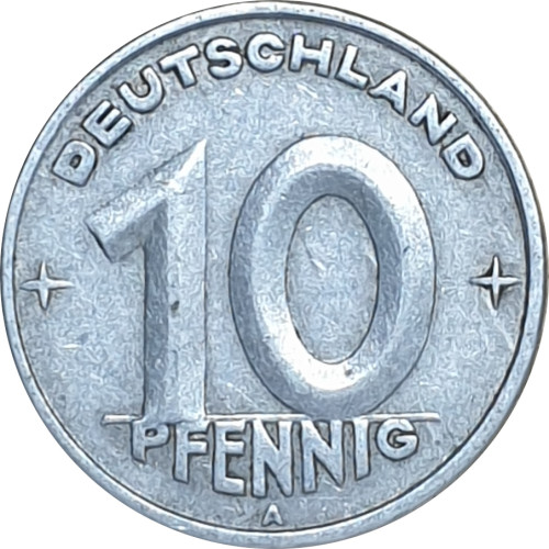 10 pfennig - République Démocratique Allemande