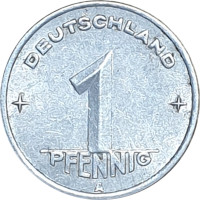 1 pfennig - German Democratic Republic