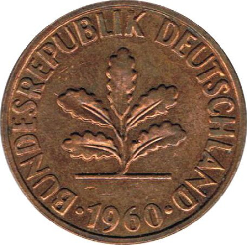 2 pfennig - German Federal Republic