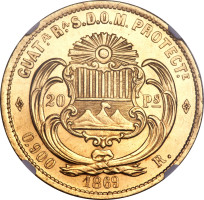 20 pesos - Guatemala