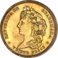 20 pesos - Guatemala
