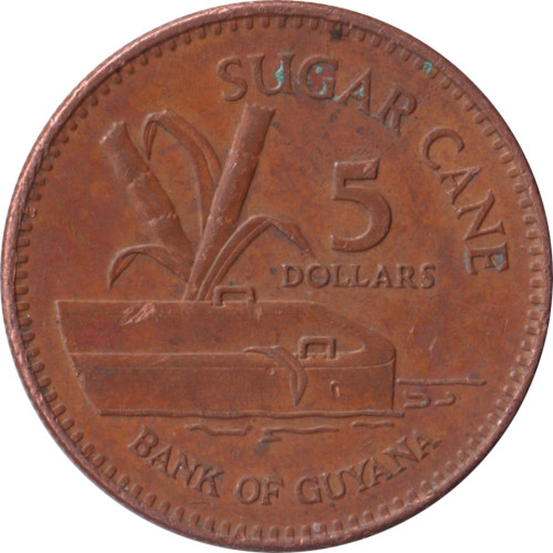 5 dollars - Guyana