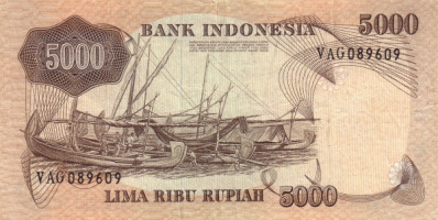 5000 rupiah - Indonesia