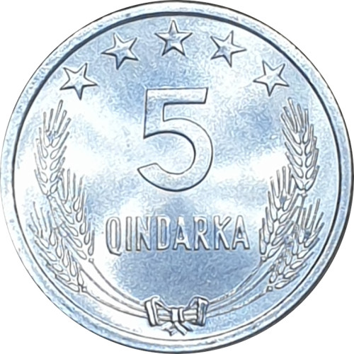 5 qindarka - Royaume et République