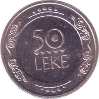 50 leke - Kingdom and Republic