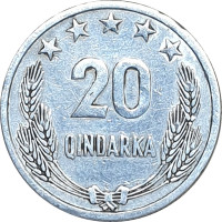 20 qindarka - Kingdom and Republic