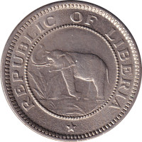1/2 cent - Libéria