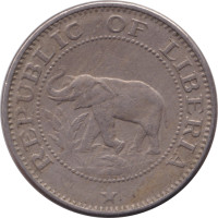 5 cents - Liberia