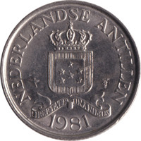 25 cents - Nederlands Antillen