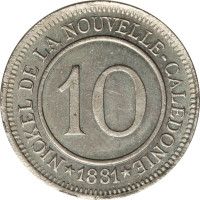 10 centimes - Nouvelle Calédonie