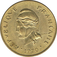 1 franc - New Hebrides