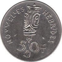 50 francs - New Hebrides