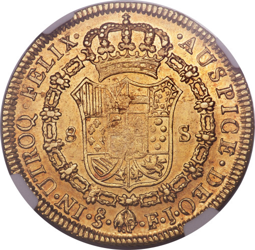 8 escudos - New Spain