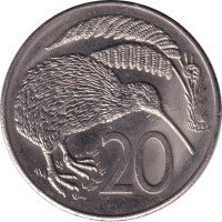 20 cents - Nouvelle Zélande