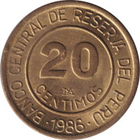 20 centimos - Peru
