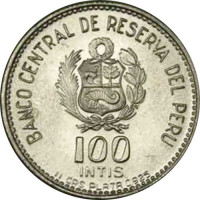 100 inti - Peru